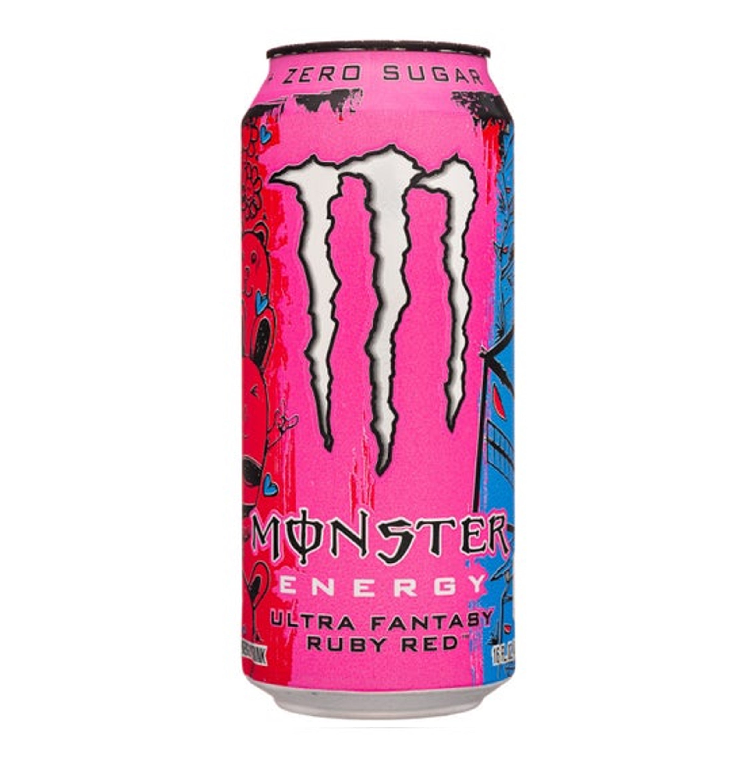 Monster Energy Zero Sugar Ultra Fantasy Ruby Red Drink 473ML